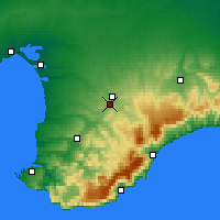 Nearby Forecast Locations - Simferópol - Mapa
