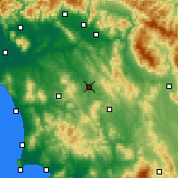 Nearby Forecast Locations - Poggibonsi - Mapa