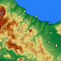 Nearby Forecast Locations - Casacalenda - Mapa