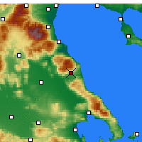 Nearby Forecast Locations - Agiá - Mapa
