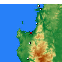 Nearby Forecast Locations - Arauco - Mapa