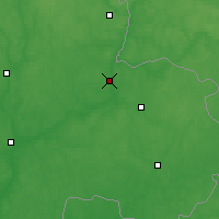 Nearby Forecast Locations - Krýchov - Mapa