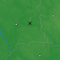 Nearby Forecast Locations - Dóbrush - Mapa