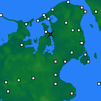 Nearby Forecast Locations - Frederikssund - Mapa