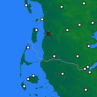 Nearby Forecast Locations - Skærbæk - Mapa