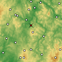 Nearby Forecast Locations - Homberg (Eder) - Mapa