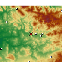 Nearby Forecast Locations - Ourtzagh - Mapa