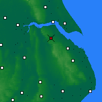 Nearby Forecast Locations - Scunthorpe - Mapa