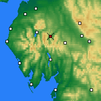 Nearby Forecast Locations - Ullswater - Mapa