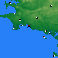 Nearby Forecast Locations - Concarneau - Mapa