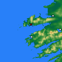 Nearby Forecast Locations - Dingle - Mapa