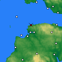 Nearby Forecast Locations - Ilfracombe - Mapa