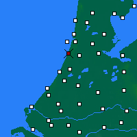Nearby Forecast Locations - Zandvoort - Mapa