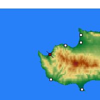 Nearby Forecast Locations - Poli Crysochous - Mapa