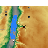 Nearby Forecast Locations - Wadi Mujib - Mapa