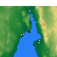 Nearby Forecast Locations - False Bay - Mapa