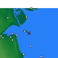 Nearby Forecast Locations - Isla Auhah - Mapa