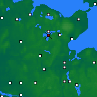 Nearby Forecast Locations - Großer Plöner See - Mapa