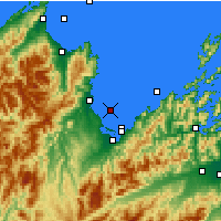 Nearby Forecast Locations - Bahía de Tasmania - Mapa