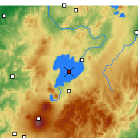 Nearby Forecast Locations - Lago Taupo - Mapa