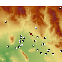 Nearby Forecast Locations - Phoenix Deer V. - Mapa