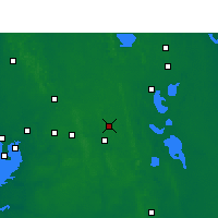 Nearby Forecast Locations - Winter Haven's Gilbert aeropuerto - Mapa