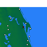 Nearby Forecast Locations - Titusville - Mapa
