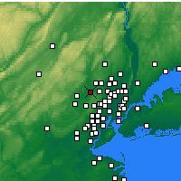 Nearby Forecast Locations - Caldwell - Mapa
