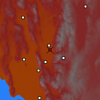 Nearby Forecast Locations - Logan - Mapa