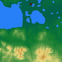 Nearby Forecast Locations - Selawik - Mapa