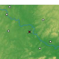 Nearby Forecast Locations - Muskogee - Mapa