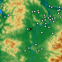 Nearby Forecast Locations - McMinnville - Mapa