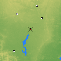 Nearby Forecast Locations - Wisconsin Rapids - Mapa