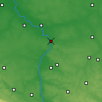 Nearby Forecast Locations - Puławy - Mapa