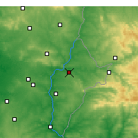 Nearby Forecast Locations - Moura - Mapa