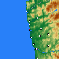Nearby Forecast Locations - Esposende - Mapa
