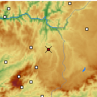 Nearby Forecast Locations - Pinhel - Mapa