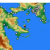 Nearby Forecast Locations - Metana - Mapa
