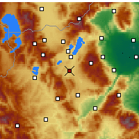 Nearby Forecast Locations - Ptolemaida - Mapa