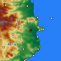Nearby Forecast Locations - Figueras - Mapa