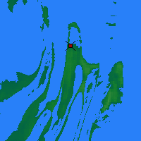 Nearby Forecast Locations - Sanikiluaq - Mapa