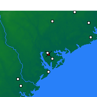 Nearby Forecast Locations - Augusta - Mapa
