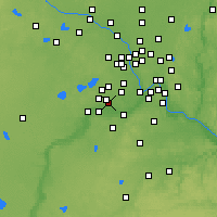 Nearby Forecast Locations - Mine./Fly Cld - Mapa