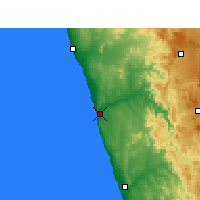 Nearby Forecast Locations - Kleinzee - Mapa