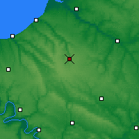 Nearby Forecast Locations - Aumale - Mapa
