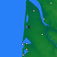Nearby Forecast Locations - Lacanau - Mapa