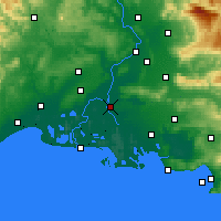Nearby Forecast Locations - Arlés - Mapa