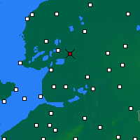 Nearby Forecast Locations - Heerenveen - Mapa