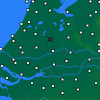 Nearby Forecast Locations - Woerden - Mapa