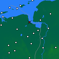 Nearby Forecast Locations - Delfzijl - Mapa
